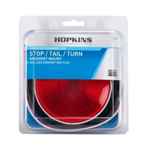 Light Kit Sealed Red Round Stop/Tail/Turn Red