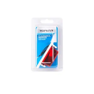 Hopkins B486R Light Red Rectangular Clearance/Side Marker Red