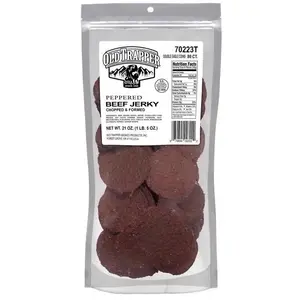 Old Trapper 70208T Beef Jerky Double Eagle Peppered 21 oz Pouch