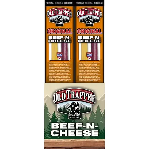 Beef Stick and Cheese Original 1.3 oz Boxe - 2 per pack x14 packs