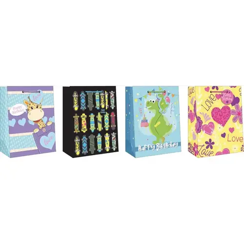 Gift Bag Assorted Juvenile Birthday Medium Assorted