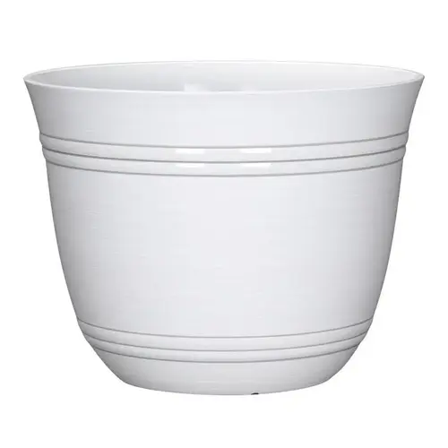Planter 11" H X 14.5" D Polyresin Galileo White White Planter 11" H X 14.5" D Polyresin Galileo White White