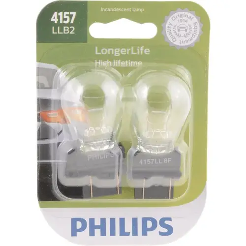 Miniature Automotive Bulb LongerLife Incandescent Parking/Stop/Tail/Turn 4157LLB2 Miniature Automotive Bulb LongerLife Incandescent Parking/Stop/Tail/Turn 4157LLB2