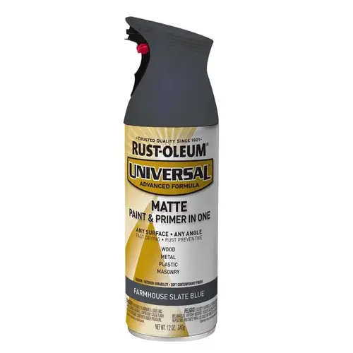 Spray Paint Universal Matte Slate Blue 12 oz Slate Blue Spray Paint Universal Matte Slate Blue 12 oz Slate Blue