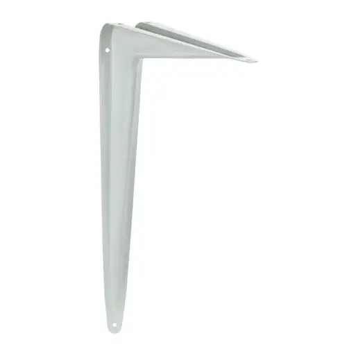 Shelf Support White Steel 18 Ga. 12" L 100 lb White - pack of 10 Shelf Support White Steel 18 Ga. 12" L 100 lb White - pack of 10