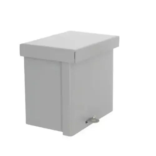 6 In. x 6 In. x 4 In. NEMA 3R Screw Cover Enclosure Gray 6 In. x 6 In. x 4 In. NEMA 3R Screw Cover Enclosure Gray