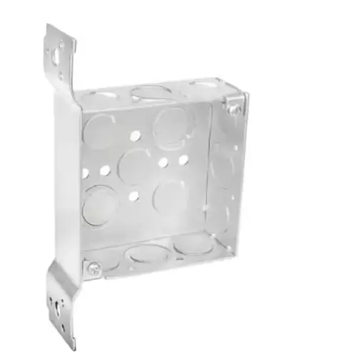 Weatherproof Box New and Old Work 21 cu in Square Galvanized Steel Silver Silver Weatherproof Box New and Old Work 21 cu in Square Galvanized Steel Silver Silver