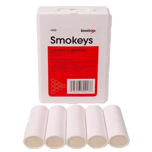 Smokeys 2-1/2Min BT Pk of 5 White Smokeys 2-1/2Min BT Pk of 5 White