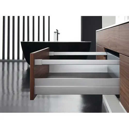 Railing set, rectangular, For Nova Pro Scala drawers 18" 450 mm Grass, Length (18") 450 mm, silver Railing set, rectangular, For Nova Pro Scala drawers 18" 450 mm Grass, Length (18") 450 mm, silver