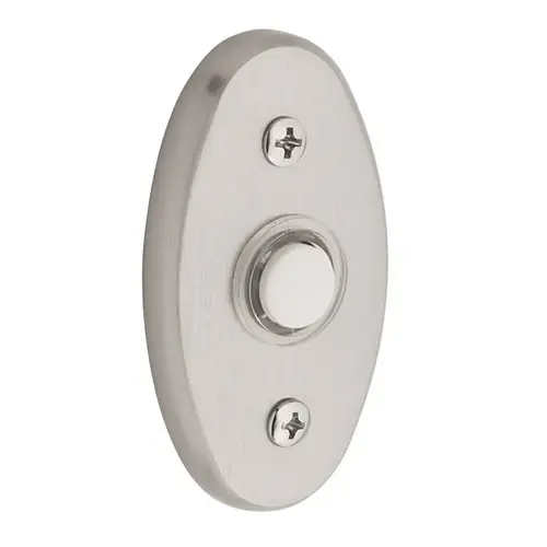 Oval Bell Button, Satin Nickel Oval Bell Button, Satin Nickel