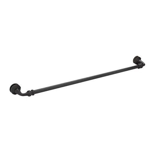 Rondo 24" c/c Single-Sided Towel Bar - Matte Black Rondo 24" c/c Single-Sided Towel Bar - Matte Black