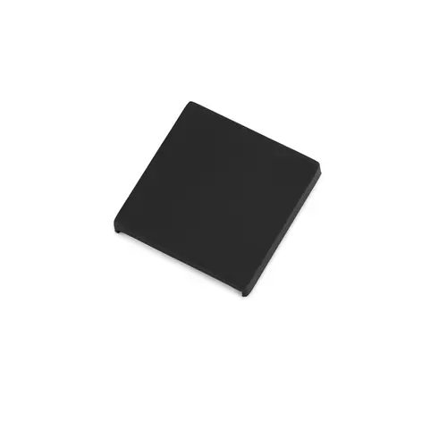 Channel Cover Caps - 1/2" to 9/16" Glass - Matte Black Channel Cover Caps - 1/2" to 9/16" Glass - Matte Black