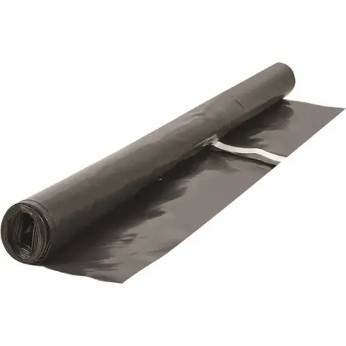 120 sq. ft. 10 ft. x 12 ft. x 0.006 in. mil Moisture Barricade Polyethylene Underlay Film Black 120 sq. ft. 10 ft. x 12 ft. x 0.006 in. mil Moisture Barricade Polyethylene Underlay Film Black