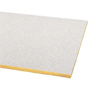 ARMSTRONG WORLD INDUSTRIES 2907 Armstrong CEILINGS Shasta-Unperforated 2 ft. x 4 ft. Ceiling Tile (128 sq. ft. / Case) White - pack of 16