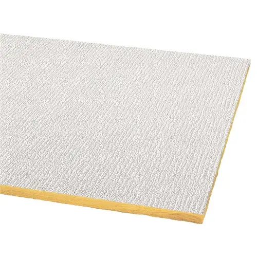 Armstrong CEILINGS Shasta-Unperforated 2 ft. x 4 ft. Ceiling Tile (128 sq. ft. / Case) White - pack of 16
