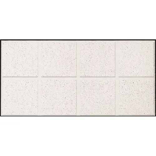 Armstrong Fine Fissured-Second Look I 2 ft. x 4 ft. Ceiling Tile ( 80 sq.ft. / Case) White - pack of 10