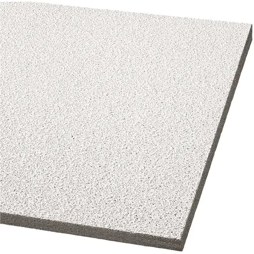 Armstrong Georgian Square Lay-in 2 ft. x 2 ft. Ceiling Tile ( 64 sq.ft. / Case) White - pack of 16