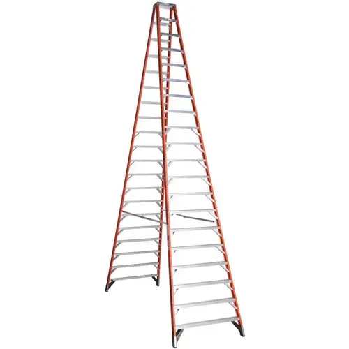 20 ft. Fiberglass Twin Step Ladder with 300 lbs. Load Capacity Type IA Duty Rating