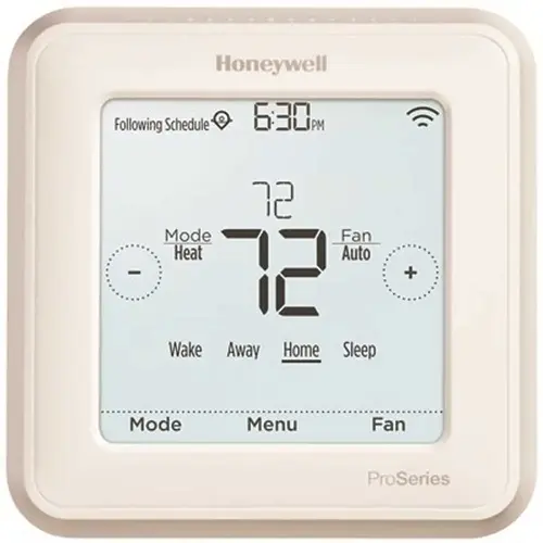 T6 Lyric 7-Day, 5-1-1 or 5-2 Day Programmable Smart Thermostat with 3H/2C Multistage Heating and Cooling Ivory