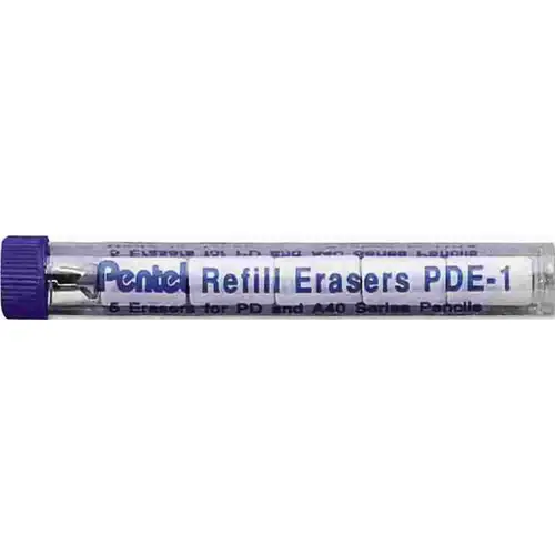 ERASER REFILLS, PDE1, 5/TUBE