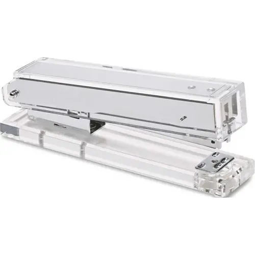 CLEAR ACRYLIC STAPLER, SHEET CAPACITY, CLEAR CLEAR ACRYLIC STAPLER, SHEET CAPACITY, CLEAR