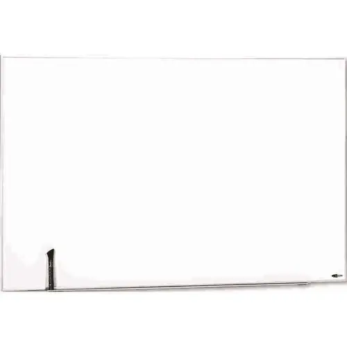 48 in. x 31 in. White Aluminum Frame Magnetic Dry Erase Board Painted Steel