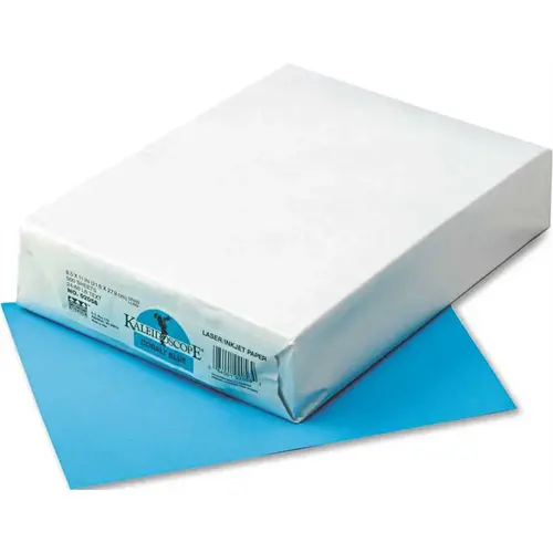 KALEIDOSCOPE MULTIPURPOSE COLORED PAPER, 24 LB., 8-1/2 IN. X 11 IN., COBALT BLUE, 500 PER REAM KALEIDOSCOPE MULTIPURPOSE COLORED PAPER, 24 LB., 8-1/2 IN. X 11 IN., COBALT BLUE, 500 PER REAM