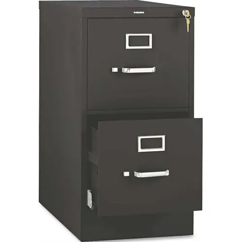 510 SERIES TWO-DRAWER FULL-SUSPENSION FILE, LETTER, 29H X25D, BLACK