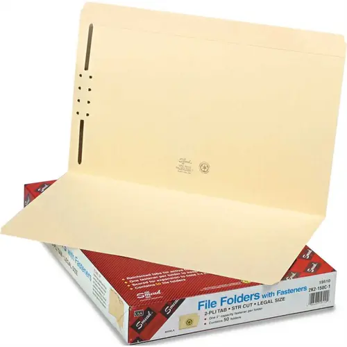 FOLDERS, ONE FASTENER, STRAIGHT CUT, TOP TAB, LEGAL, MANILA FOLDERS, ONE FASTENER, STRAIGHT CUT, TOP TAB, LEGAL, MANILA