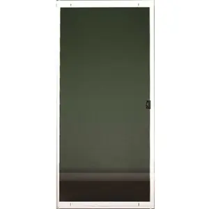 Rite Green 121-S 36"WHT Standard 36 in. x 80 in. Universal/Reversible White Sliding Adjustable Steel Patio Screen Door