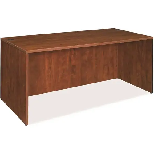 ESSENTIALS RECTANGULAR DESK SHELL, LAMINATE, CHERRY, 66X30X29-1/2 IN