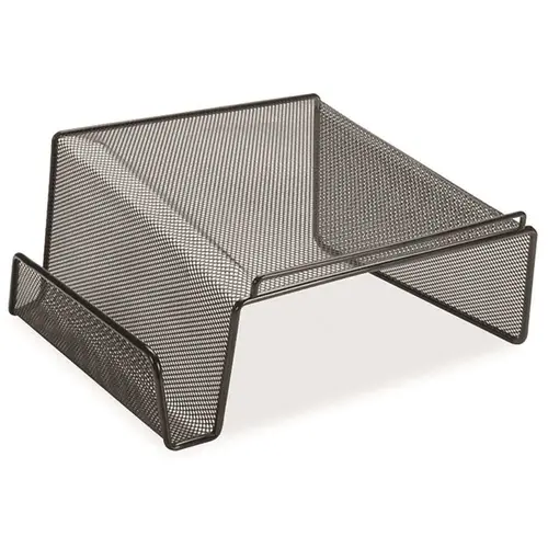 ANGLED HEIGHT PHONE STAND, BLACK MESH, 11-1/8X10-1/8X5-1/4 IN