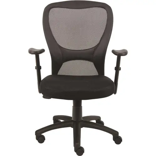 Black Modern Styled Mesh Desk Chair