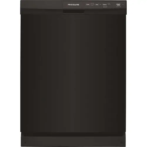 24 In. in. Front Control Built-In Tall Tub Dishwasher in Black with 3-Cycles, 55 dBA 24 In. in. Front Control Built-In Tall Tub Dishwasher in Black with 3-Cycles, 55 dBA