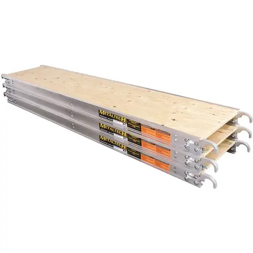 7 ft. x 19 in. Scaffolding Platform with 5/8 Plywood Plank and aluminum side 7 ft. x 19 in. Scaffolding Platform with 5/8 Plywood Plank and aluminum side