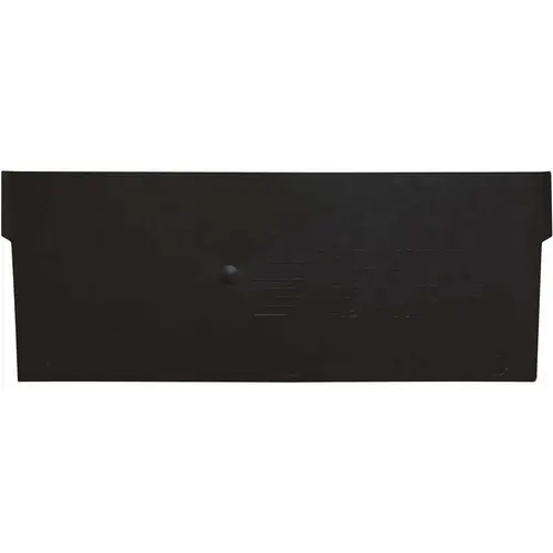 Divider to Use with Economy 4 in. Shelf Bin Black Divider to Use with Economy 4 in. Shelf Bin Black