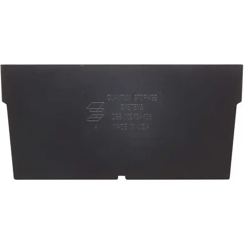 Divider to Use with Economy 4 in. Shelf Bin Black Divider to Use with Economy 4 in. Shelf Bin Black