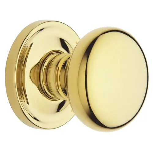 Estate Classic Knob Set w/5048 Rose Polished Brass Estate Classic Knob Set w/5048 Rose Polished Brass