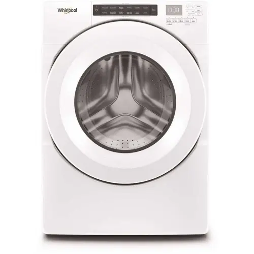 4.3 cu. ft. White Closet Depth Stackable Front Load Washing Machine with Single Dose Dispenser, ENERGY STAR 4.3 cu. ft. White Closet Depth Stackable Front Load Washing Machine with Single Dose Dispenser, ENERGY STAR