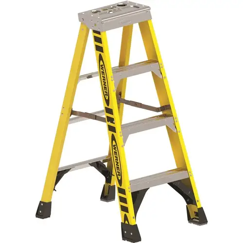 4 ft. Fiberglass Step Ladder with 375 lbs. Load Capacity Type IAA Duty Rating 4 ft. Fiberglass Step Ladder with 375 lbs. Load Capacity Type IAA Duty Rating