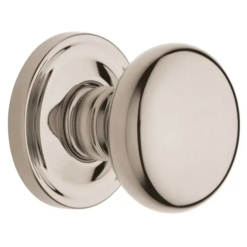 Estate Classic Knob Set w/5048 Rose Polished Nickel Estate Classic Knob Set w/5048 Rose Polished Nickel