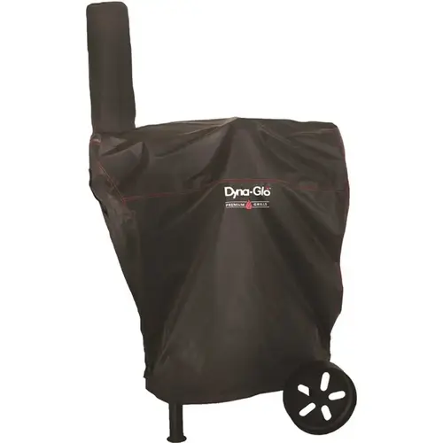 35 in. Barrel Charcoal Grill Cover Black