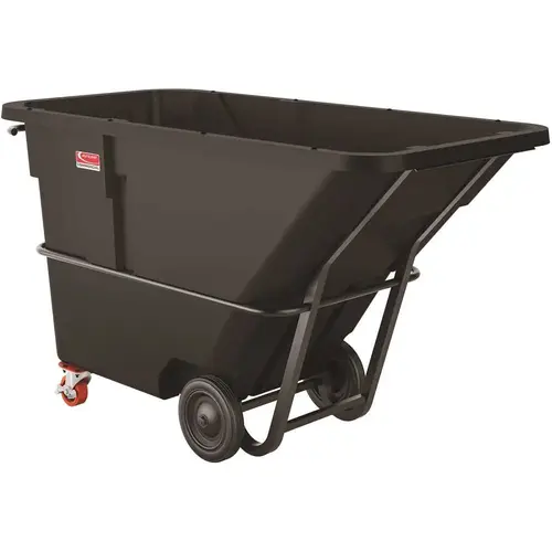 1300 lbs. Capacity 1-1/2 yds. Standard Duty Forkliftable/Towable Tilt Truck Gray 1300 lbs. Capacity 1-1/2 yds. Standard Duty Forkliftable/Towable Tilt Truck Gray