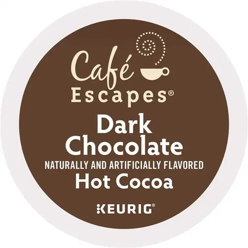Cafe Escapes Dark Chocolate Hot Cocoa K-Cups
