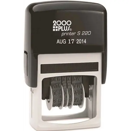 2000 Plus Self-Inking Dater Stamp 5/32" Character Height Black Ink 2000 Plus Self-Inking Dater Stamp 5/32" Character Height Black Ink