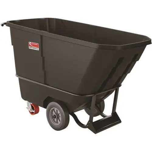 900 lbs. Capacity 1/2 yds. Standard Duty Towable Tilt Truck Gray 900 lbs. Capacity 1/2 yds. Standard Duty Towable Tilt Truck Gray