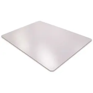Cleartex FLRPF1213425EV 53 in. x 45 in. Advantage Mat Phthalate Free PVC Chair Mat for Hard Floors Clear