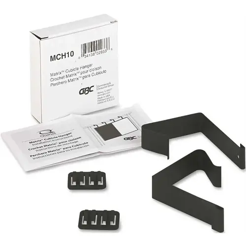 CUBICLE PARTITION HANGERS, BLACK CUBICLE PARTITION HANGERS, BLACK