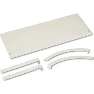 BASYX 10155085 VERSE PANEL SYSTEM HANGING SHELF, 36W X 14D, GRAY