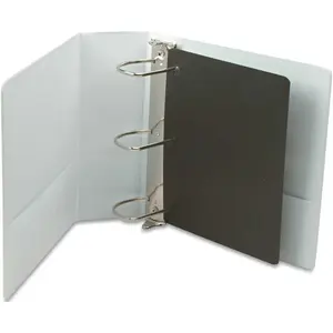 Cardinal Brands, Inc 10154981 VINYL CLEARVUE XTRAVALUE SLANT D-RING PRESENTATION BINDER, 4" CAPACITY, WHITE